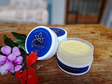 Whipped Body Butter with Raw Honey