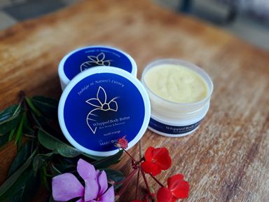 Whipped Body Butter with Raw Honey