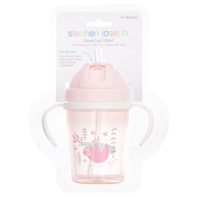 Stephen Joseph Baby Sippy Cup with Straw