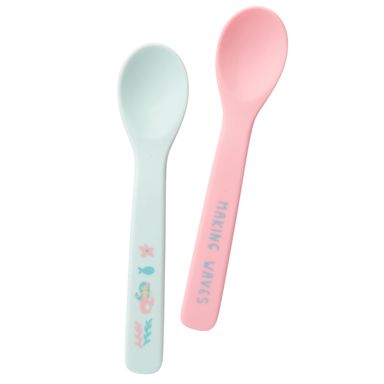 Stephen Joseph Silicone Baby Spoon Set of 2