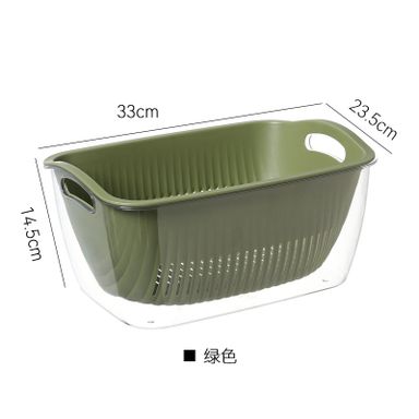 Double layer drain basket 