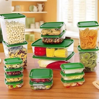 17Pcs Food Storage Boxes with Lids 