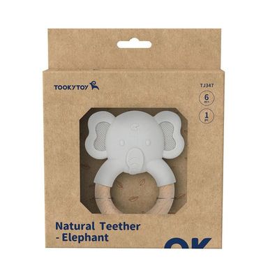 Tooky Elephant Natural Teether