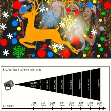 Christmas light projector