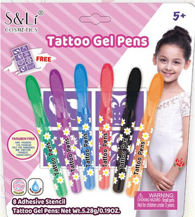 Tattoo gel pens 6pc