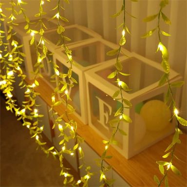 Leaf curtain lights 10 lines