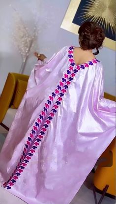 Grand boubou en Bazin pour femme