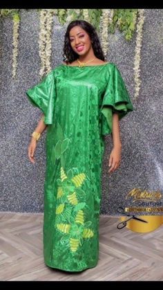 Grand boubou en Bazin pour femme