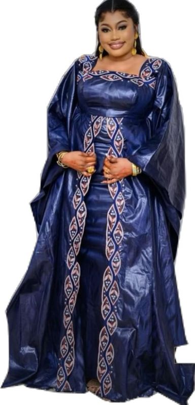 Grand boubou en Bazin pour femme