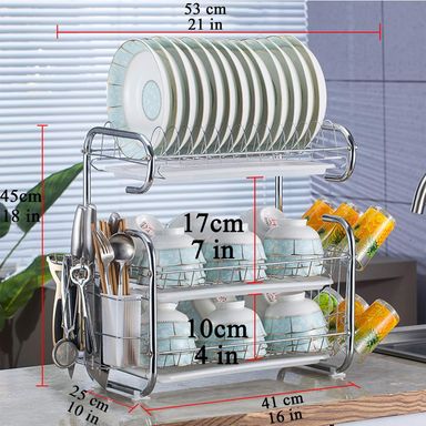 3 LAYERS KITCHEN DISH RACK