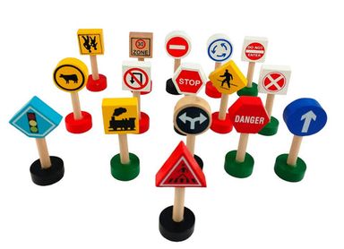 16pc traffic signs