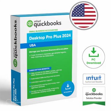 QuickBooks Desktop Premier Plus 2024 | No Payroll included - Latest US Updatable Version For Accounting and business Managing