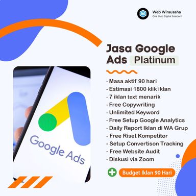 Jasa Iklan Google Ads (Paket Platinum)