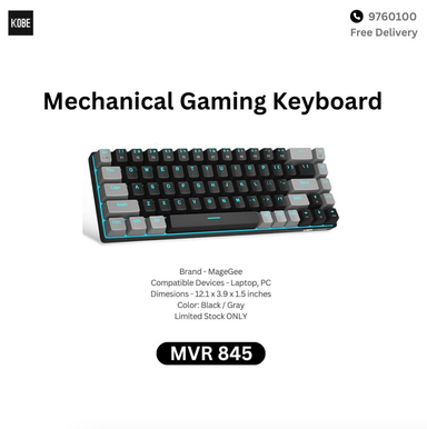 MageGee Portable 60% Mechanical Gaming Keyboard