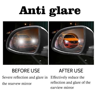 2pcs Side mirror rainproof sticker