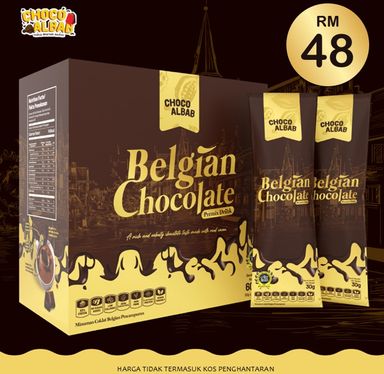 Box Belgian Chocolate Premix Drink