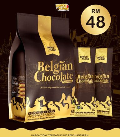 Pouch Belgian Chocolate Premix Drink