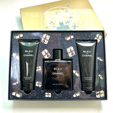 Chanel Bleu De Chanel Gift Set 3 in1 (Perfume, Cleanser, Shower Gel)