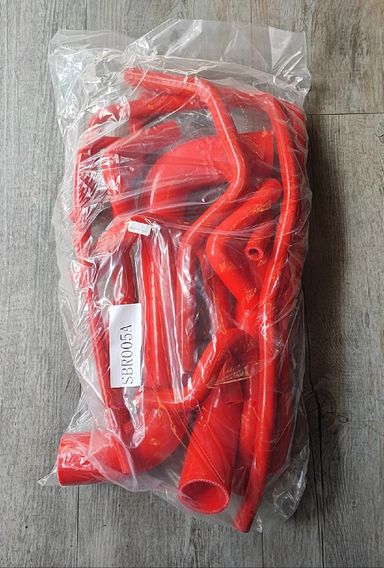 Silicone Engine Bay Hose kit For Subaru Impreza WRX STi GDB, EJ20 00-07 - RED