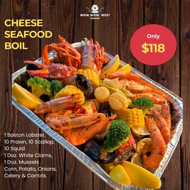 Cheese Seafood Boil