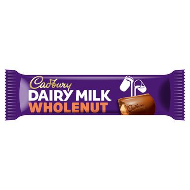 Cadbury Dairy Milk Whole Nut Chocolate Bar 45g