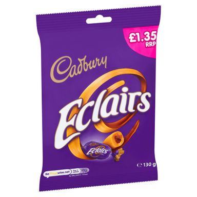 Cadbury Eclairs Classic Chocolate Bag 130g