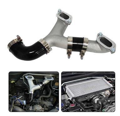 Subaru Impreza WRX/STI GD/GG 02-07 Top Mount Intercooler Cast Aluminum Y-Pipe Kit