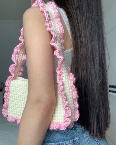 Crotchet side bags