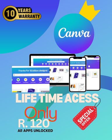 Canva pro- Lifetime