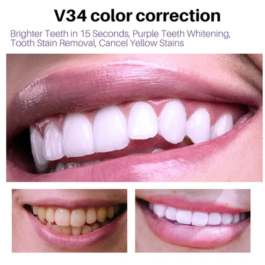 Dentifrice Violet V34 blanchissant 