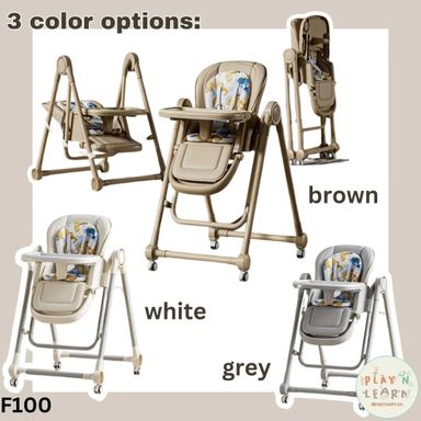 F100 MULTI-FUNGTIONAL BABY CHAIR SWING (INSTOCK)