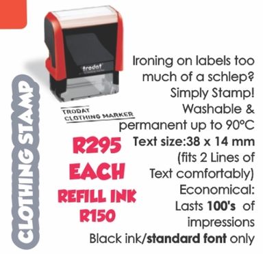 Clothing stamp