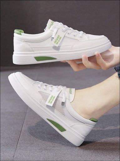 Korean Style Women's White Sneakers