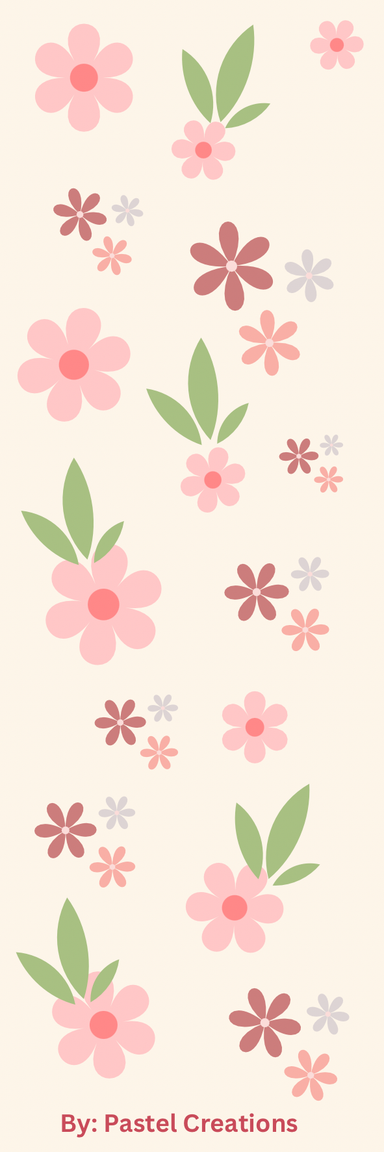 The Floral Bookmark 350GSM (matte)