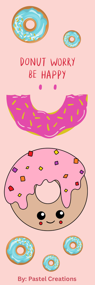 The Donut Bookmark 350GSM (matte)