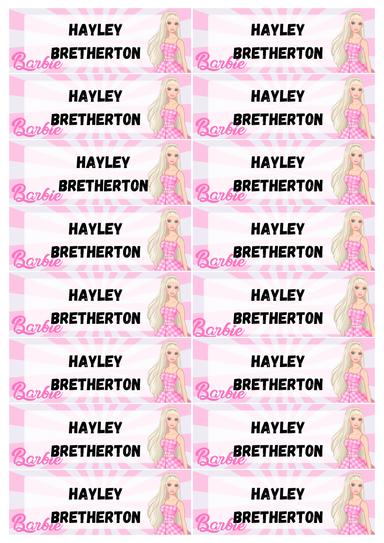 Pre School Stationery 80 labels 