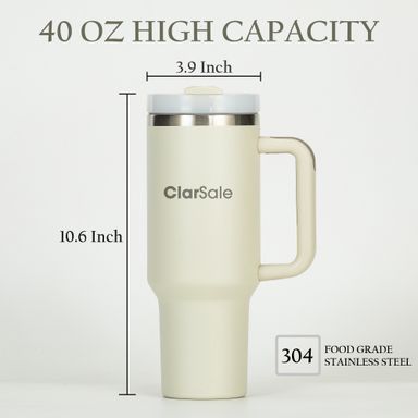 40 Oz Cup Quencher H2.0 Tumbler with handle