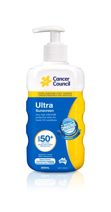 CANCER COUNCIL Ultra Sunscreen 50+ 500ml