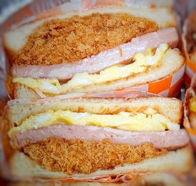 Luncheon Pork Floss Toast 