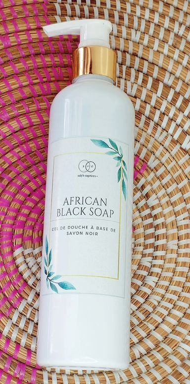 African Black soap gel - Gel douche au savon noir - 250ml