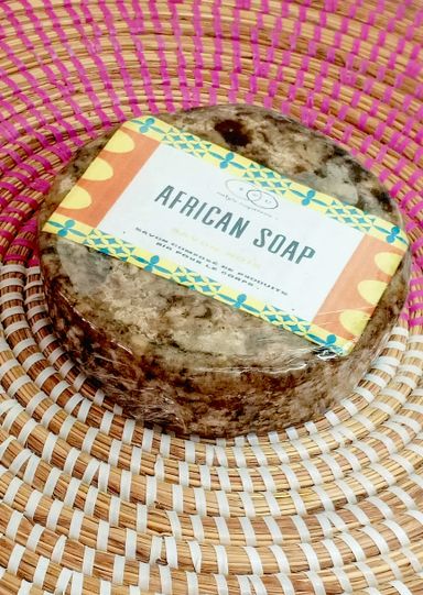 African Soap - savon noir pur 