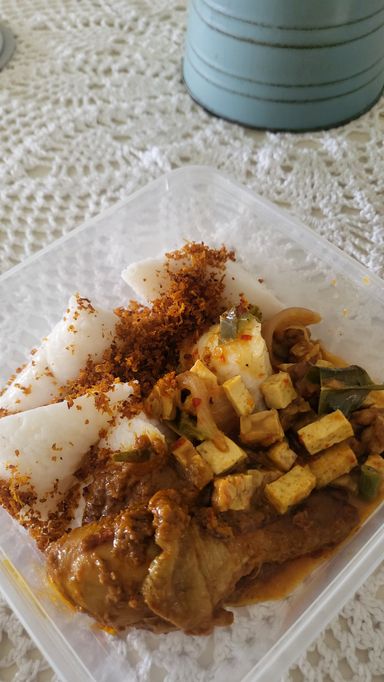 Lontong kering