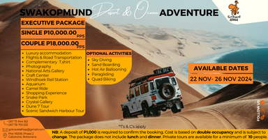 Swakopmund Desert & Ocean Adventure - Executive Package