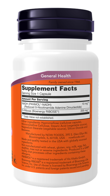 NADH 10 mg wih D-Ribose
