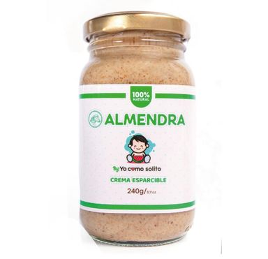 Crema esparcible de almendra x 240g