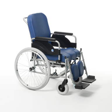 Fauteuil roulant orthopédique garde-robe confort bleu