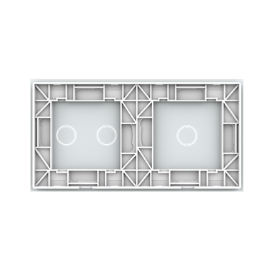 Panneau double 3 commandes Blanc