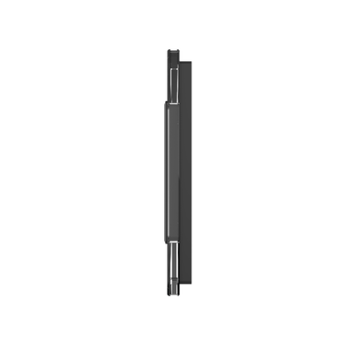 Panneau triple 6 commandes noir