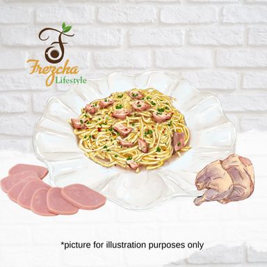 SP02.Chicken & Ham Spaghetti Aglio Olio