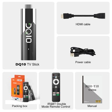 TV stick lemfo Dq10 8k Android TV 2/32GB NETFLIX DISNEY PRIME